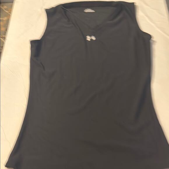 Under Armour Black Fitted Tank Top Women Size Medium - Picture 5 of 5